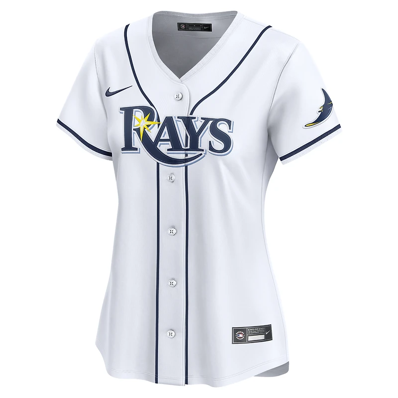 Women's Nike White Tampa Bay Rays Home 2025 Jackie Robinson Day Limited Jersey