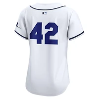 Women's Nike White Tampa Bay Rays Home 2025 Jackie Robinson Day Limited Jersey