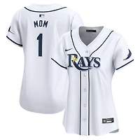 Women's Nike White Tampa Bay Rays #1 Mom Home Limited Jersey