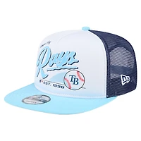 Casquette Snapback rétro 9FIFTY blanche des Rays de Tampa Bay pour jeunes New Era