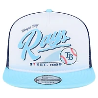 Casquette Snapback rétro 9FIFTY blanche des Rays de Tampa Bay pour jeunes New Era