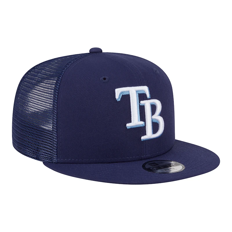 Casquette trucker New Era 9FIFTY bleu marine Tampa Bay Rays pour jeunes