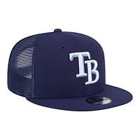 Casquette trucker New Era 9FIFTY bleu marine Tampa Bay Rays pour jeunes
