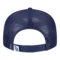 Casquette trucker New Era 9FIFTY bleu marine Tampa Bay Rays pour jeunes