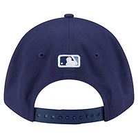 Casquette ajustable New Era 9FORTY bleu marine pour jeune joueur des Tampa Bay Rays