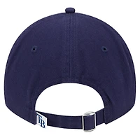 Casquette réglable 9TWENTY couleur équipe Tampa Bay Rays New Era pour jeune, bleu marine