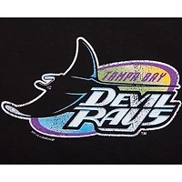 Youth Soft as a Grape Black Tampa Bay Rays Cooperstown Collection T-Shirt