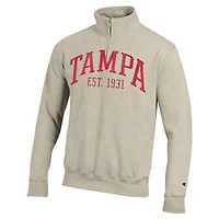 Pull à col zippé Champion crème Tampa Spartans pour homme