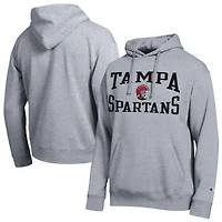 Sweat à capuche Champion gris chiné pour homme, équipe Tampa Spartans