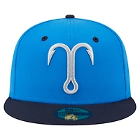 Men's New Era  Blue/Navy Tampa Tarpons Authentic Collection 59FIFTY Fitted Hat