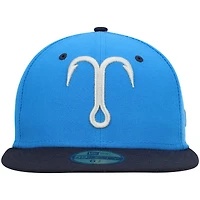 Casquette ajustée New Era Tampa Tarpons Authentic Collection Team Alternate 59FIFTY bleu clair pour homme