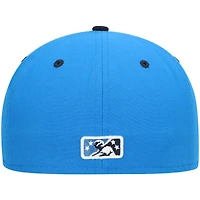 Casquette ajustée New Era Tampa Tarpons Authentic Collection Team Alternate 59FIFTY bleu clair pour homme