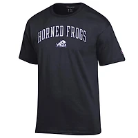 Men's Champion  Black TCU Horned Frogs Arch Over Logo T-Shirt