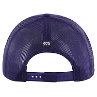 Casquette réglable de camionneur Garner '47 Purple TCU Horned Frogs Garner pour hommes