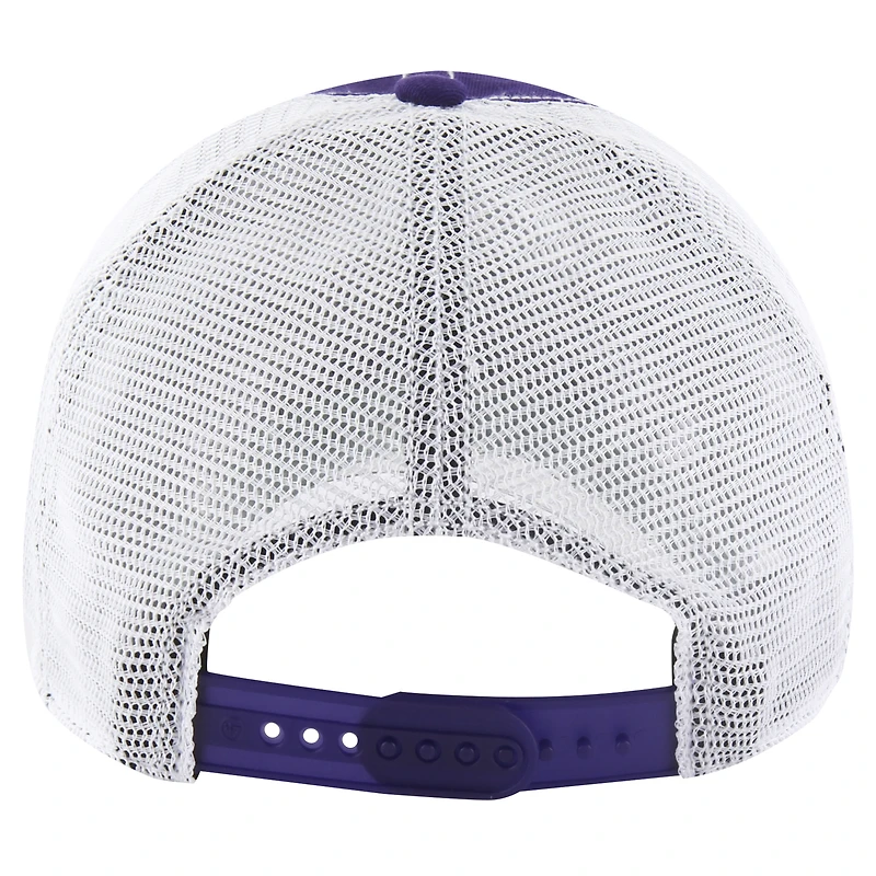 Men's '47 Purple TCU Horned Frogs Trawler Clean Up Adjustable Hat