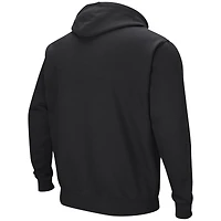 Men's Colosseum Black TCU Horned Frogs Double Arch Pullover Hoodie