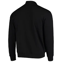 Men's Colosseum Black TCU Horned Frogs Tortugas Logo Quarter-Zip Jacket