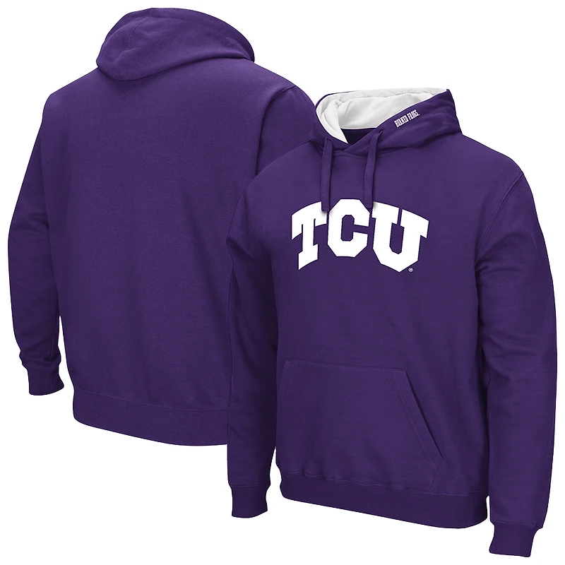 Sweat à capuche violet Colosseum pour homme TCU Horned Frogs Isle
