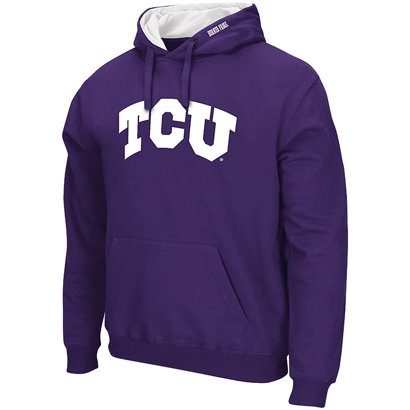 Men's Colosseum Purple TCU Horned Frogs Isle Hoodie