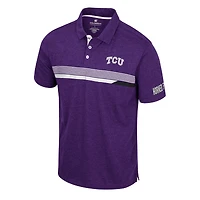 Colosseum Purple TCU Horned Frogs No Problemo Polo pour homme