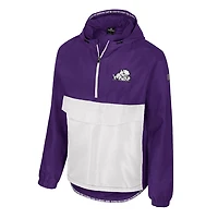 Men's Colosseum  Purple TCU Horned Frogs Reloaded Anorak Half-Zip Jacket