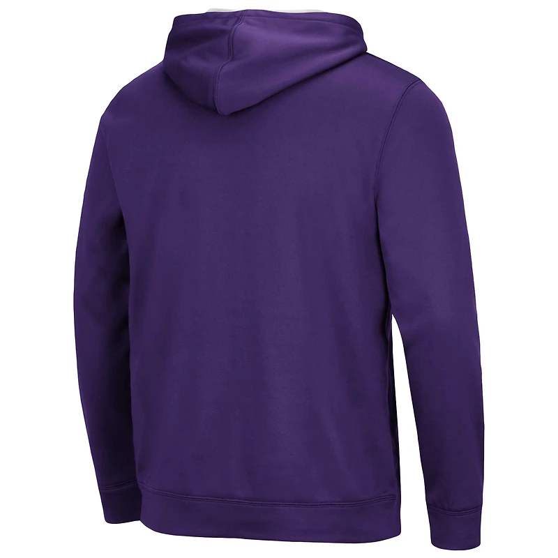 Men's Colosseum Purple TCU Horned Frogs Resistance Pullover Hoodie