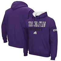 Men's Colosseum Purple TCU Horned Frogs Sunrise Pullover Hoodie