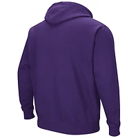 Men's Colosseum Purple TCU Horned Frogs Sunrise Pullover Hoodie