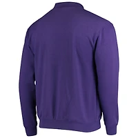 Men's Colosseum Purple TCU Horned Frogs Tortugas Logo Quarter-Zip Jacket