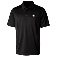 Men's Cutter & Buck Black TCU Horned Frogs Team Logo Big Tall Prospect Textured Stretch Polo