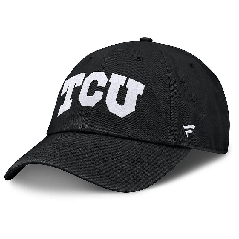 Men's Fanatics Black TCU Horned Frogs Myth Adjustable Hat