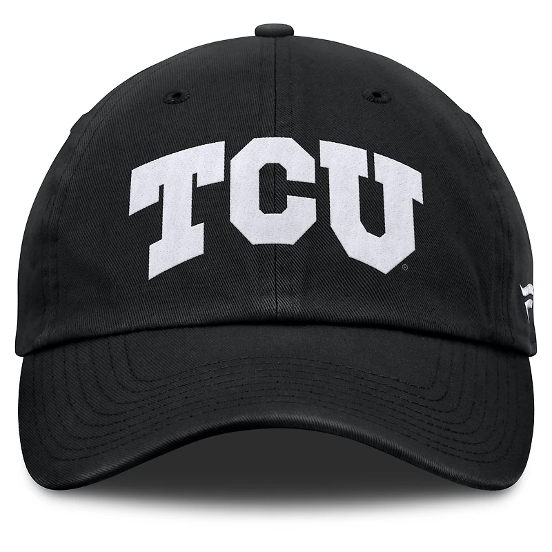 Men's Fanatics Black TCU Horned Frogs Myth Adjustable Hat