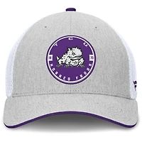 Men's Fanatics  Heather Gray TCU Horned Frogs Trigger Flex Hat