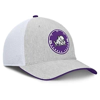 Men's Fanatics  Heather Gray TCU Horned Frogs Trigger Flex Hat