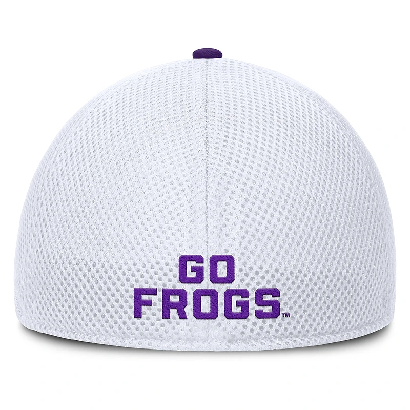 Men's Fanatics Heather Gray TCU Horned Frogs Trigger Flex Hat