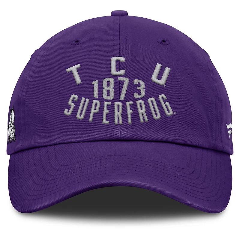 Men's Fanatics Purple TCU Horned Frogs Archer Adjustable Hat