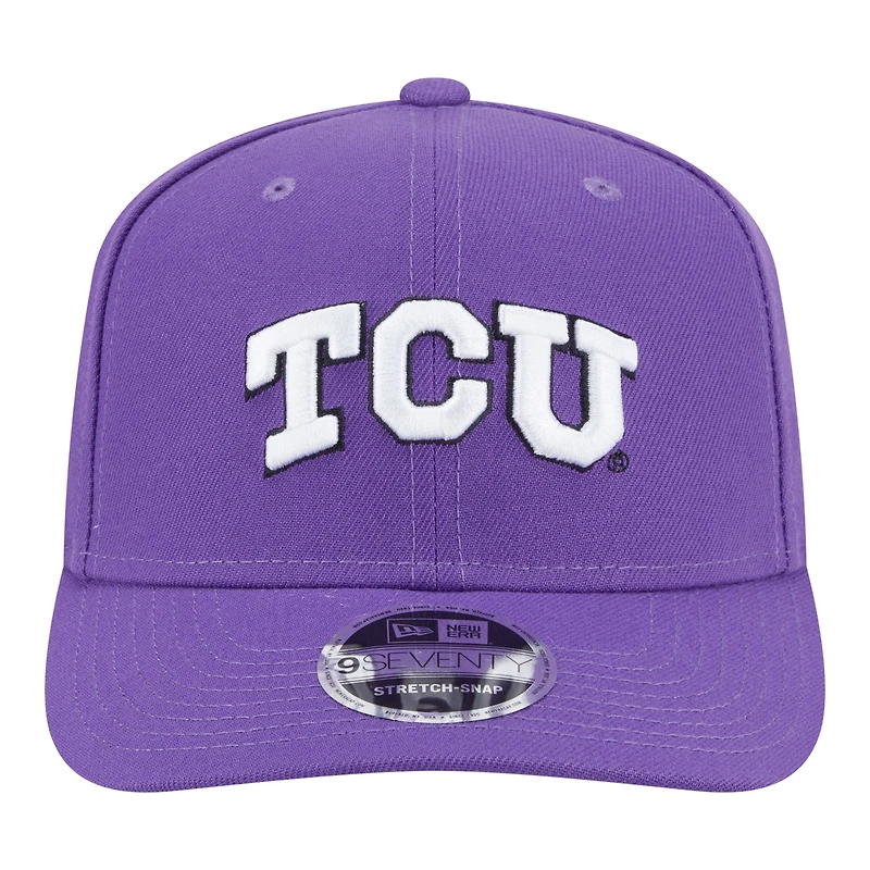Men's New Era  Purple TCU Horned Frogs Team Collective 9SEVENTY Stretch-Snap Adjustable Hat