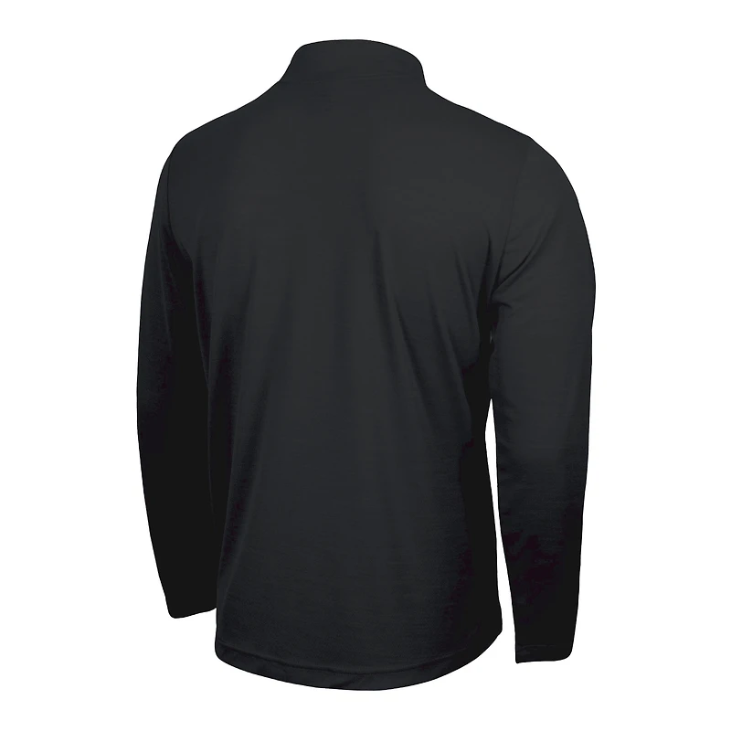 Men's Nike Black TCU Horned Frogs Intensity Performance Quarter-Zip Pullover
