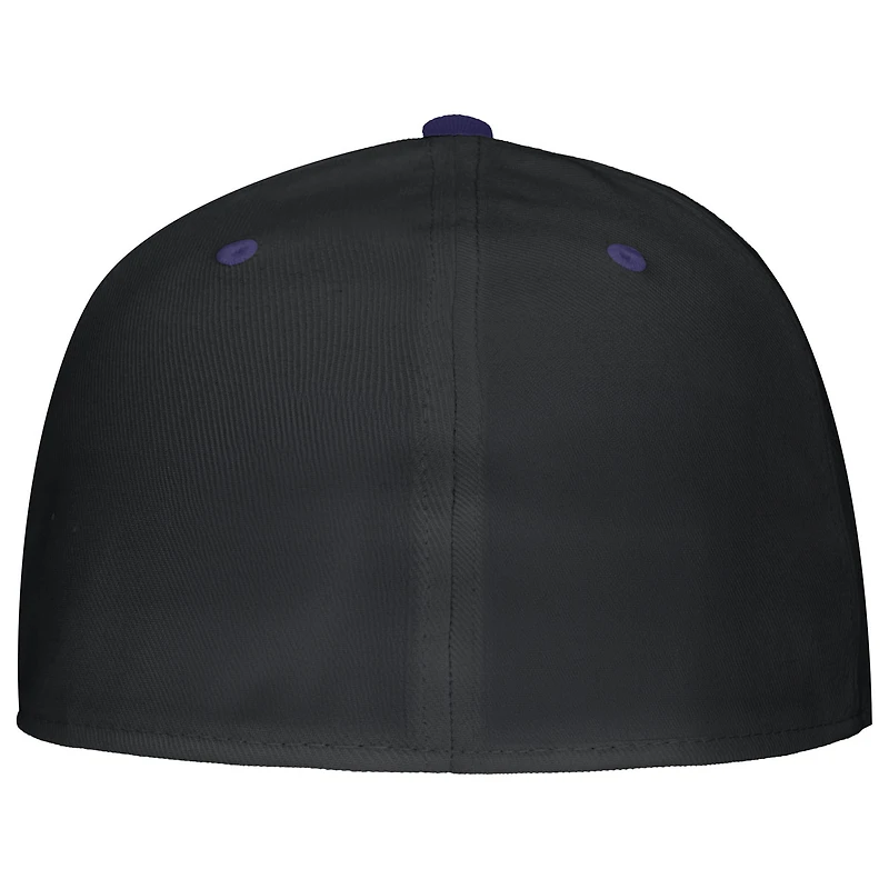 Casquette de baseball Nike noire pour homme TCU Horned Frogs On-Field Performance
