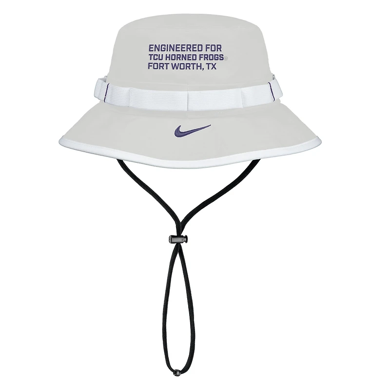 Bob Nike gris TCU Horned Frogs 2025 On-Field Boonie Performance bob homme