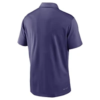 Polo de performance Nike TCU Horned Frogs 2024 Sideline Victory Coaches pour homme violet