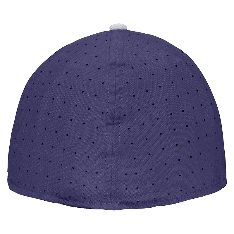 Casquette de baseball ajustée Nike TCU Horned Frogs 2025 violette pour homme On-Field True Performance