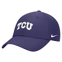 Men's Nike  Purple TCU Horned Frogs 2025 On-Field Club Performance Adjustable Hat