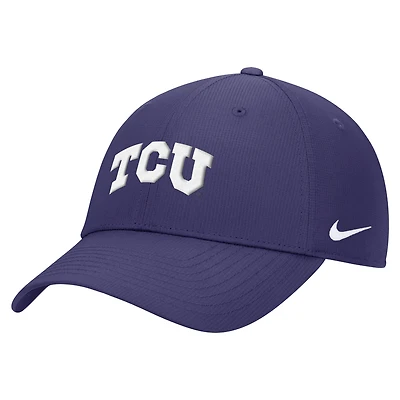 Casquette ajustable Nike violette TCU Horned Frogs 2025 On-Field Club Performance pour homme