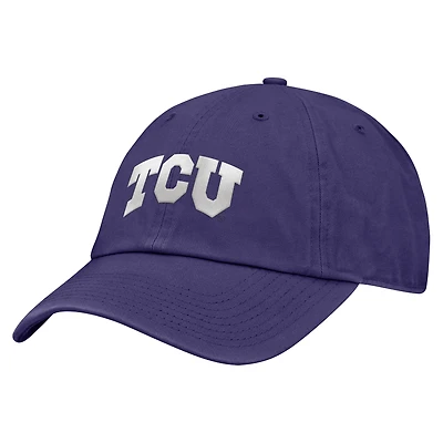 Casquette ajustable Nike TCU Horned Frogs Club violette pour homme