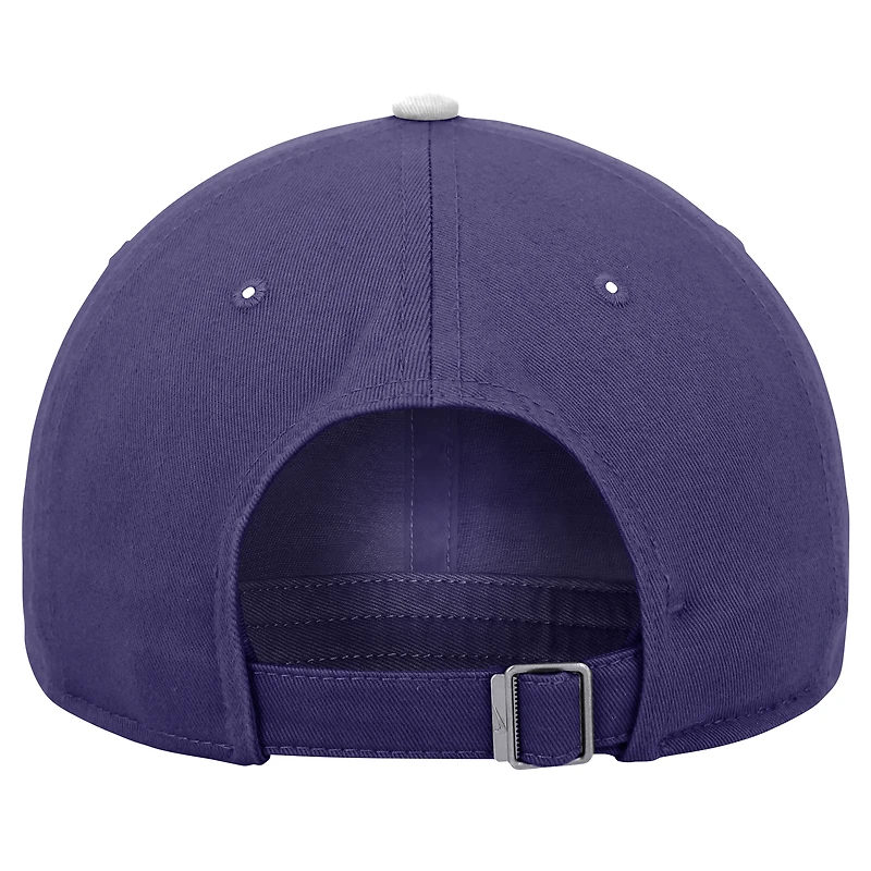Men's Nike Purple TCU Horned Frogs Colorblock Club Adjustable Hat