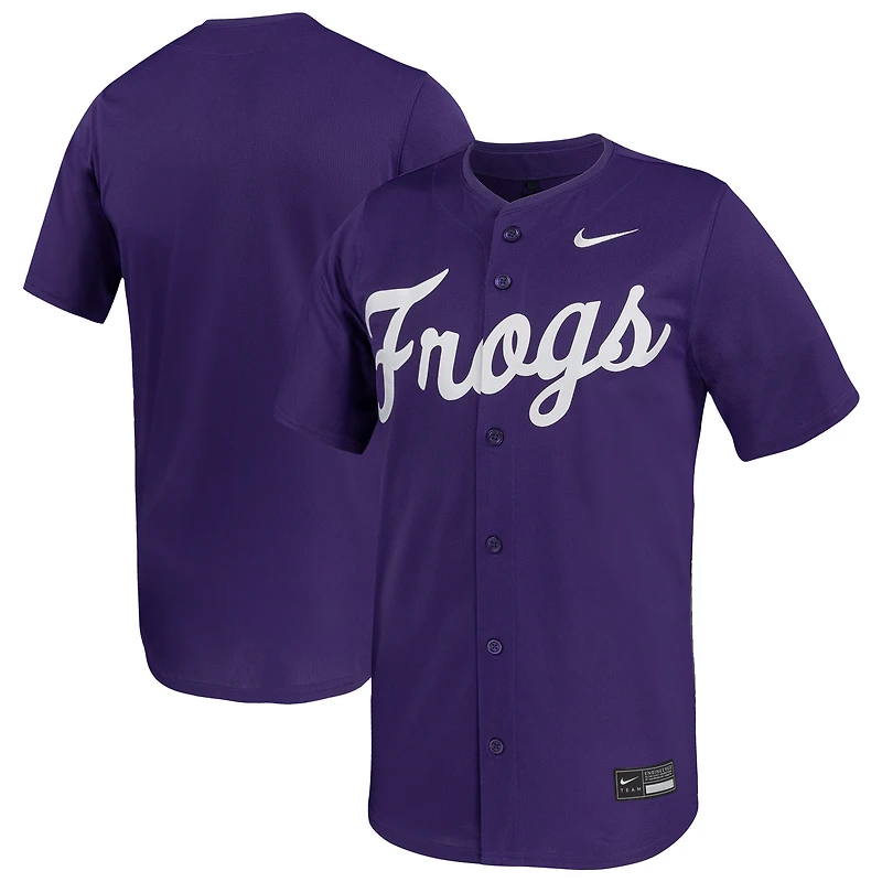 Maillot de baseball Nike violet TCU Horned Frogs Limited pour homme