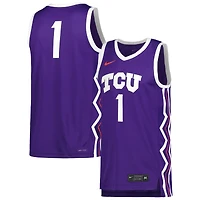 Men's Nike Purple TCU Horned Frogs Replica Basketball Jersey