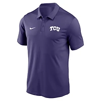 Polo Nike Victory Solid Performance violet pour homme des Horned Frogs de TCU