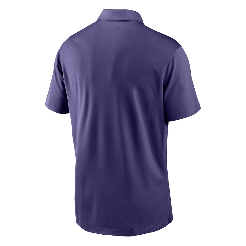 Polo Nike Victory Solid Performance violet pour homme des Horned Frogs de TCU